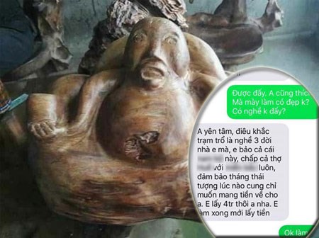 Tin tưởng giao khúc gỗ quý cho 