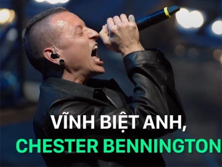 SỐC: Thủ lĩnh Chester Bennington của huyền thoại Linkin Park treo cổ tự tử