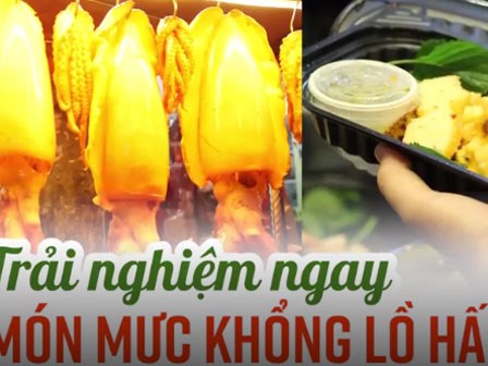 Cận cảnh món mực khổng lồ đang cực hot trên mạng xã hội