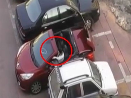 Clip hài: Màn trả đũa cao tay của cô gái cho kẻ cướp chỗ đậu xe