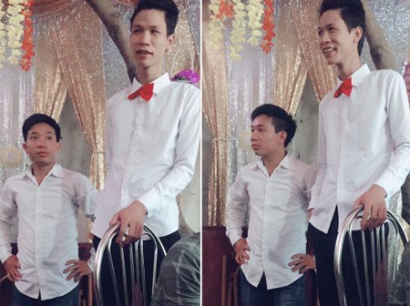 Đội hình bê tráp nhà chú rể khiến cộng đồng cười vui vẻ