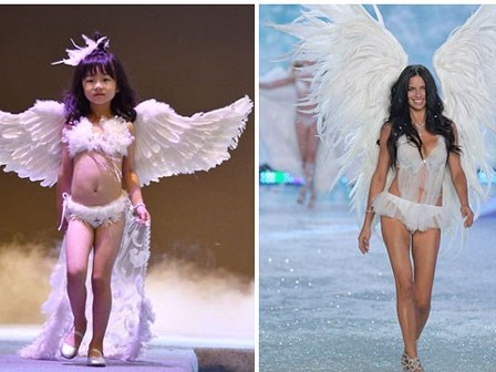 Dư luận dậy sóng khi trung tâm thương mại cho trẻ nhỏ biểu diễn trang phục nội y như Victoria's Secret