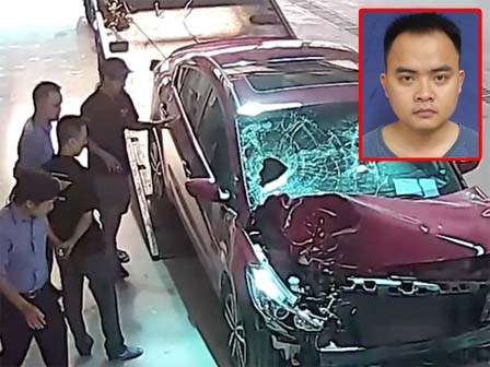 Cán bộ ngân hàng đi ô tô đâm chết người rồi quay lại xoá dấu vết