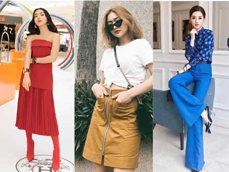 Diện nguyên cây xanh đỏ lòe loẹt, Châu Bùi - Khánh Linh mix đồ street style đẹp xuất sắc