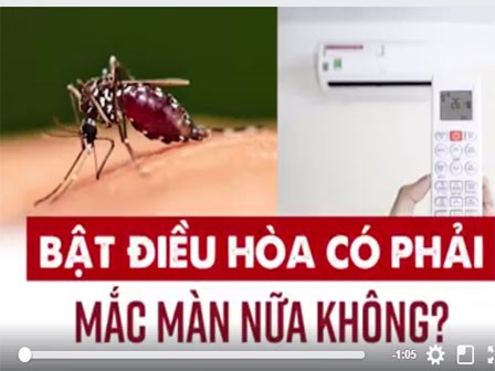 Bật điều hòa có phải mắc màn nữa không?