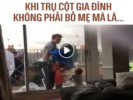 Clip hài: Khi trụ cột gia đình không phải bố mẹ mà là....