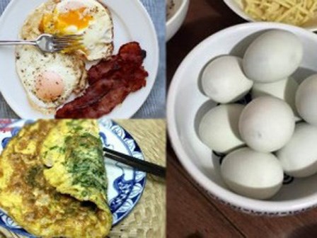 Độc chiêu giảm cân với trứng chỉ trong 2 ngày cuối tuần