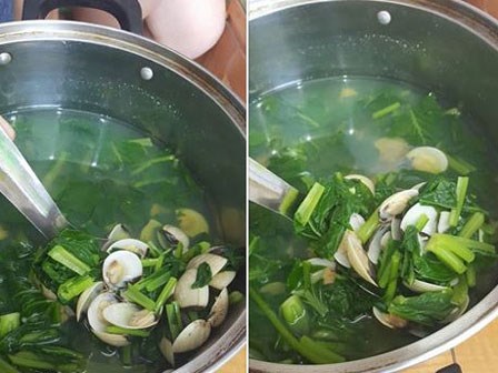 Nàng dâu nấu canh ngao bị mẹ chồng 