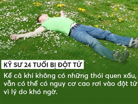 Lý do đột tử của kỹ sư 24 tuổi khiến bất kỳ ai cũng cảm thấy liên quan: Đừng biết quá muộn