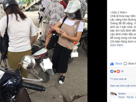 Đi đổ xăng, chàng trai ngượng chín mặt với món phụ tùng chị em nhạy cảm nằm trong cốp-6