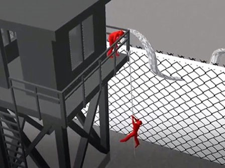 3D mô phỏng hai tử tù khoét tường vượt ngục