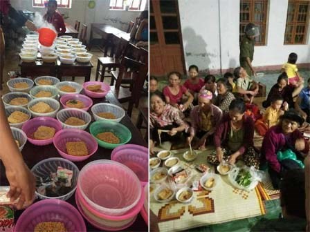 Bữa cơm đạm bạc ngày bão khiến bao người rưng rưng thương về miền Trung