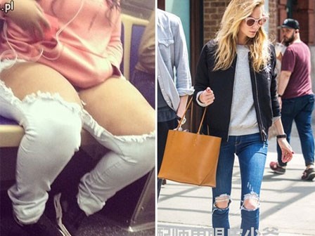 Xin đừng mặc quần jeans rách rưới một cách vô tội vạ