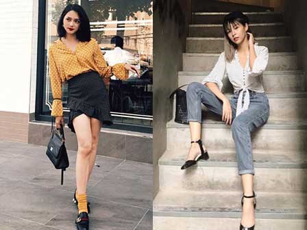 Họa tiết chấm bi đang