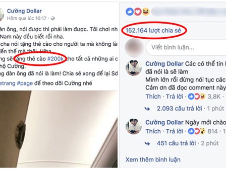 Dùng chiêu tặng thẻ cào giá 200.000 đồng, 