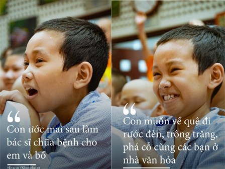 Cậu bé ung thư máu 5 năm phá cỗ trong bệnh viện: