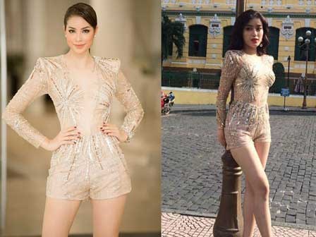 Đụng hàng Phạm Hương, Á hậu Huyền My bại trận vì quần bó chẽn