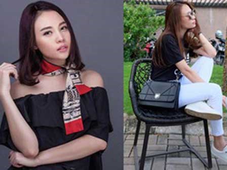 Không thua kém Hà Hồ hay Hạ Vi, Đàm Thu Trang cũng có cả một tủ đồ hiệu đắt đỏ
