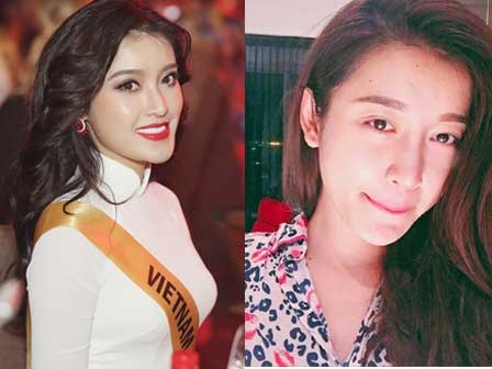 Giống bao cô gái khác, Huyền My trước và sau khi trang điểm khác lạ đến không ngờ