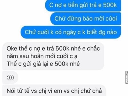 Nóng trên mạng: Khách không đi đám cưới, cô dâu nhắn tin đòi chuyển tiền mừng