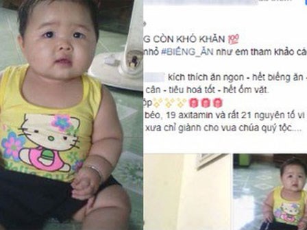 Chưa kịp tự hào vì nuôi con mát tay, mẹ phẫn nộ thấy ảnh con bị ăn cắp để quảng cáo thuốc tăng cân