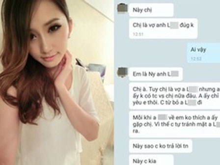 Kinh ngạc với cô bồ ngang ngược nhất năm: Đã giật chồng còn nhắn tin đe dọa, ép vợ cả ly hôn