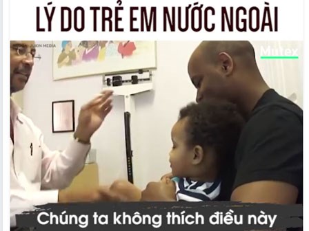 Lý do trẻ em nước ngoài không sợ tiêm