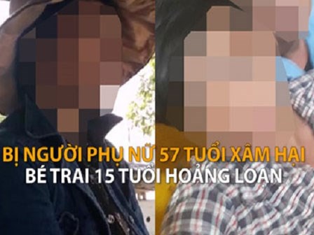 Gặp gỡ bé trai 15 tuổi nghi bị người phụ nữ 57 tuổi xâm hại