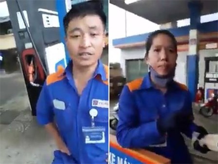 Quát nạt nhân viên vì trả về 0 đồng trước khi đổ 500.000 xăng, người quay clip bị dân mạng 
