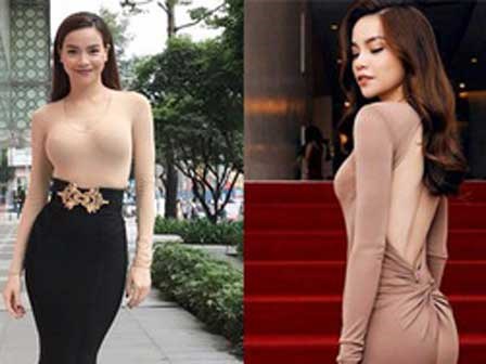 Cả showbiz chắc có mình Hà Hồ dám diện những thiết kế đầm gần 