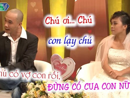 Cười 'té ghế' với cặp 'vợ chồng chú cháu', gắng hết sức 'tố' nhau trên truyền hình