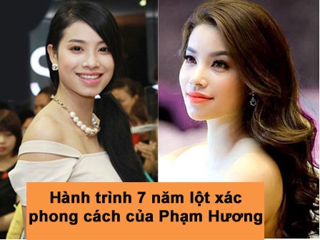 Từ mờ nhạt về nhan sắc lẫn phong cách thời trang, phải mất tận 7 năm Phạm Hương mới có chỗ đứng trong Vbiz