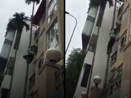 Đoạn clip hơn 40 giây và màn trổ tài của người phụ nữ khiến dân mạng thích thú