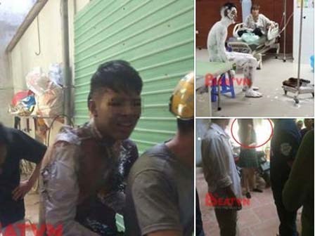 Nam thanh niên tẩm xăng tự thiêu, nghi do cãi nhau với bạn gái