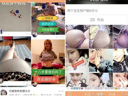 Hàng loạt thai phụ tuổi teen thi nhau khoe ảnh bụng bầu đầy 