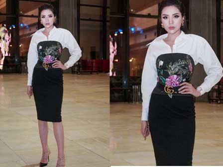 SAO MẶC ĐẸP: Đỗ Mỹ Linh - Tiểu Vy hóa chị em song sinh với đầm công chúa - Ngọc Trinh khoe body đẹp như tạc-11