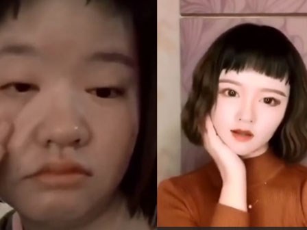 Trên đời có một khoảng cách rất xa, đó là mặt mộc và sau khi make-up