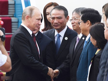 Chuyên cơ chở Tổng thống Putin đến Đà Nẵng dự APEC