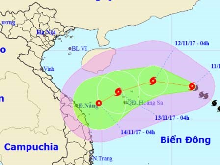 Bão số 13 giật cấp 12, có diễn biến hết sức khó lường