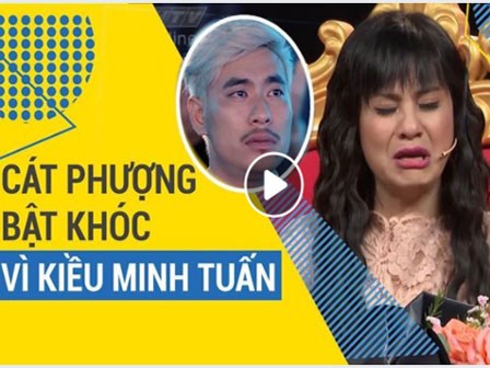 Cát Phượng bật khóc vì Kiều Minh Tuấn