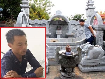 Lời khai của nghi phạm đào trộm tro cốt người chết, đòi chuộc 2,5 tỉ để bao gái