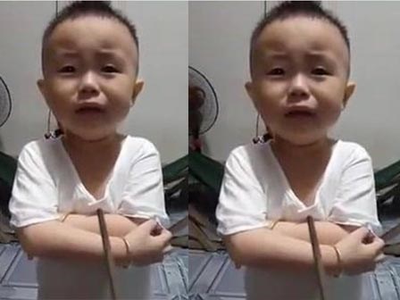 Chết cười với lý luận đáng yêu của cậu bé bị cha 