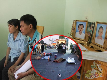 2 đứa trẻ chết vì TNGT: 