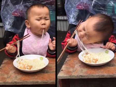 Chỉ ăn mỳ thôi mà, sao lại khó khăn đến vậy chứ?