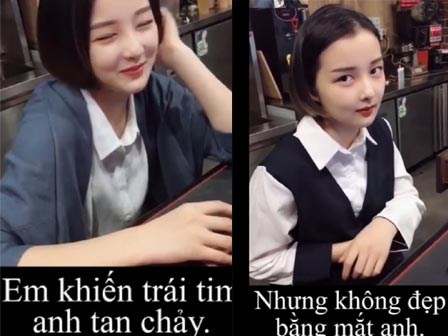 Clip: Nữ nhân viên quán trà sữa thường xuyên bị trêu chọc vì quá xinh