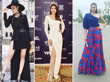Phạm Hương và 3 phong cách hoàn toàn khác nhau từ The Face, Hoa hậu hoàn vũ 2017 đến The Look