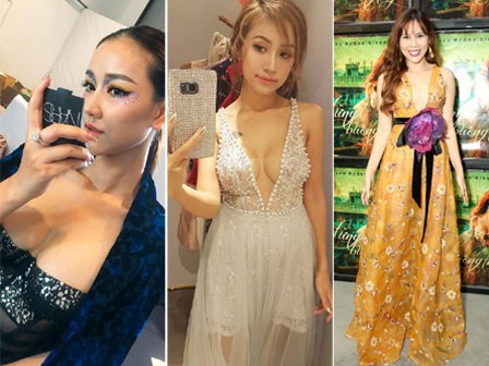 Từ sau khi nâng ngực, các người đẹp này diện đồ táo bạo hơn hẳn