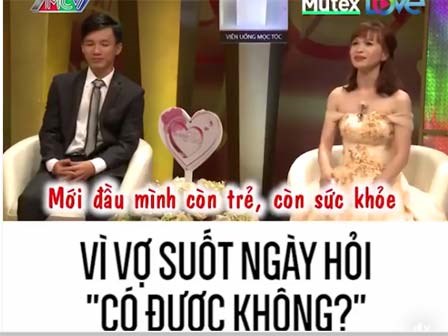 Chồng mất hứng 