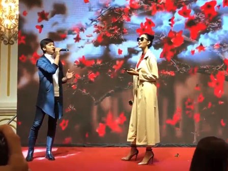 Sau màn thi hát thảm họa, Hoàng Thùy tự nhận là Miss Karaoke tại Hoa hậu Hoàn vũ