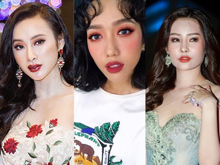 Chẳng cần phẫu thuật hay chỉnh sửa, các người đẹp Vbiz mặt cũng cứng đơ, vô hồn chỉ vì phấn son quá đà